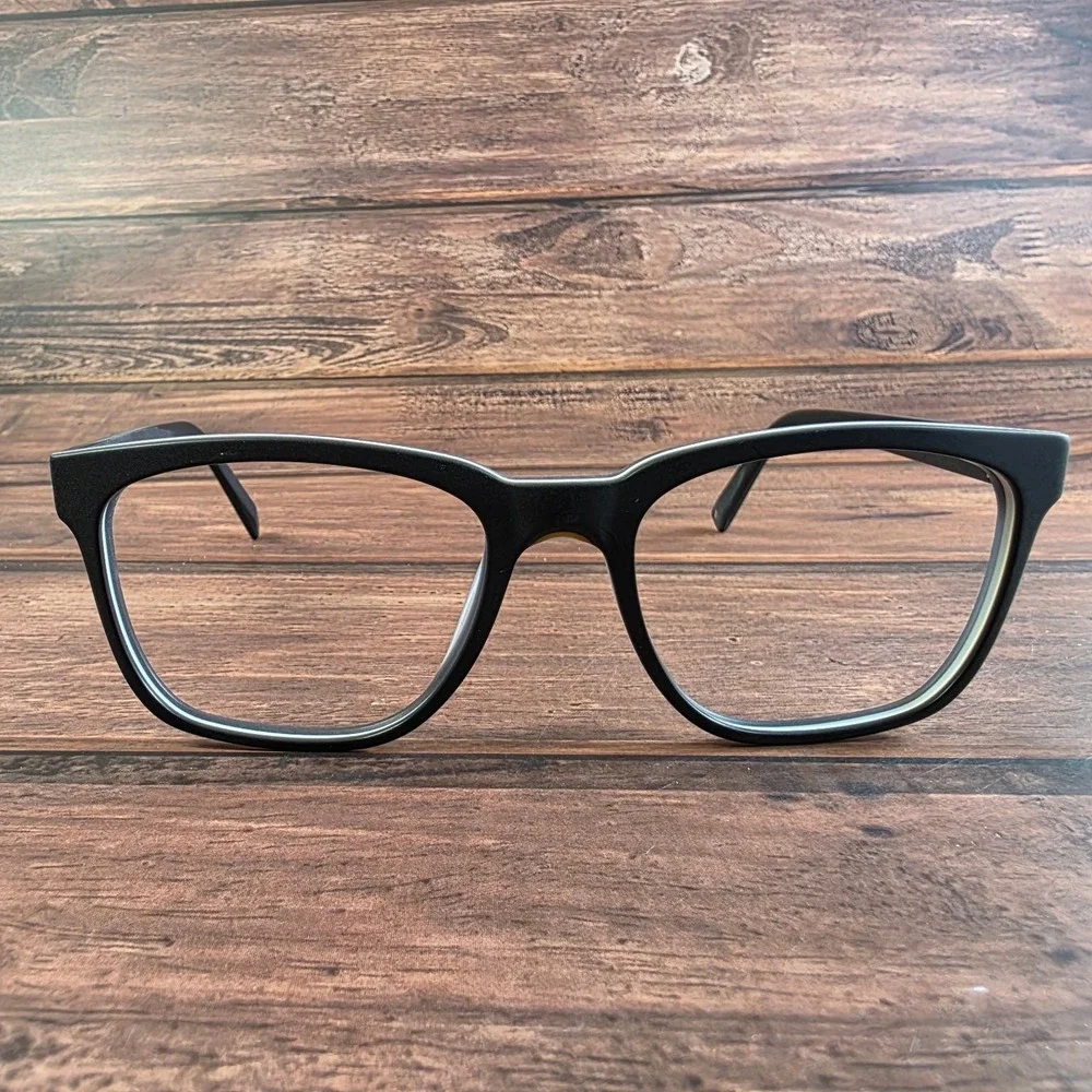 Warby‎ Parker Women's Black 58-19 Plastic Square Eyeglasses